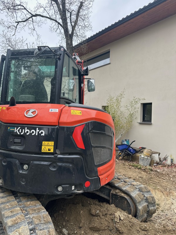 terrassement de terrain à Montaigut-sur-Save