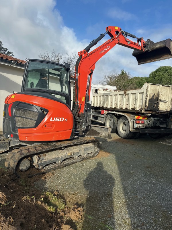 terrassement et préparation de terrain pour poser d’enrobé à chaud  à 
81600 GAILLIAC