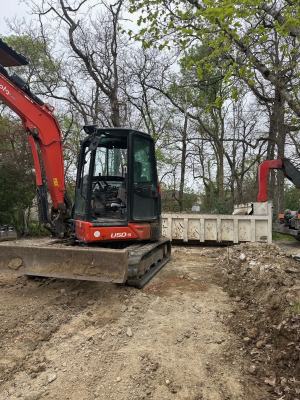 terrassement de terrain à Montaigut-sur-Save