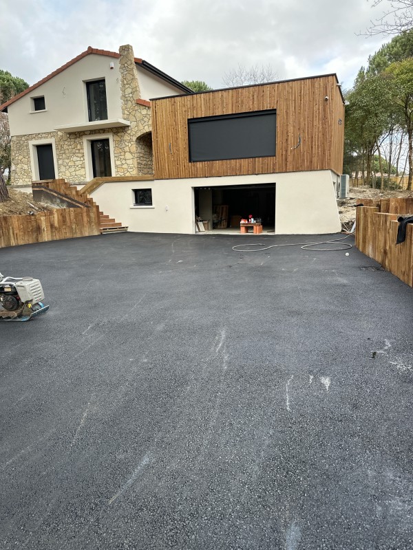 goudronner une allée de garage et pose enrobé à chaud à TOURNEFEUILLE 31 