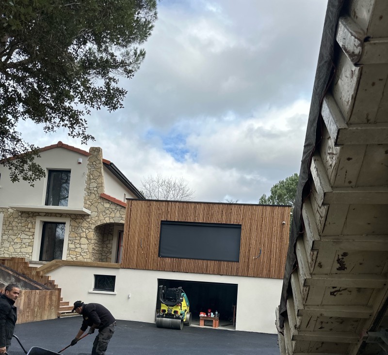 goudronner une allée de garage et pose enrobé à chaud à TOURNEFEUILLE 31 